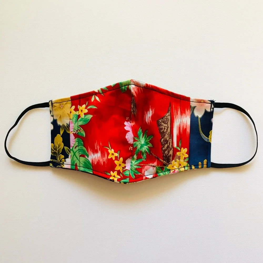 NEW Handmade Black Heritage Print Face Mask